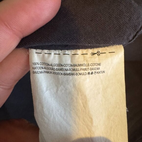 Vans Charcoal Gray Long Sleeve Button-Up Shirt, Casual Shirt, Size Large - Picture 4 of 7